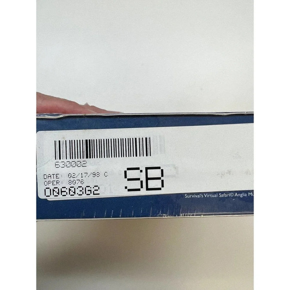 Vintage Survival Virtual Safari 1996 Fujitsu Interactive PC CD Windows 95 NEW - Picture 15 of 16